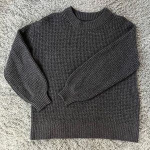 Adorable gray sweater. Don’t remember og price